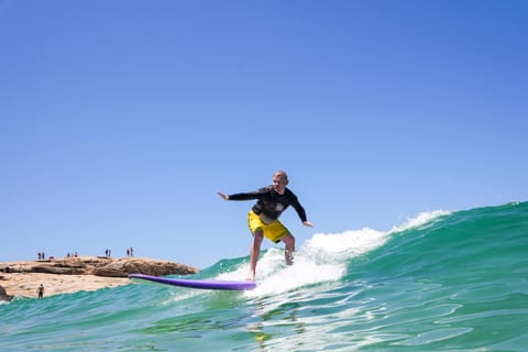 Praia do Arpoador: Surfing Lesson with Drone Footage