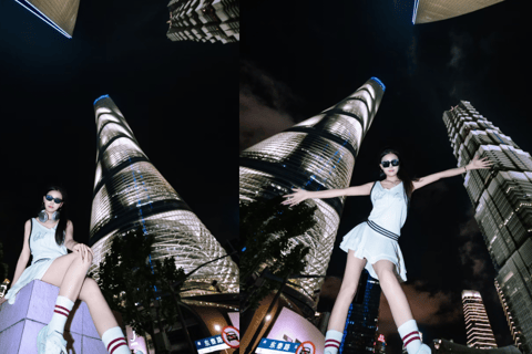 Shanghai: Night City View Photoshoot at Lujiazui