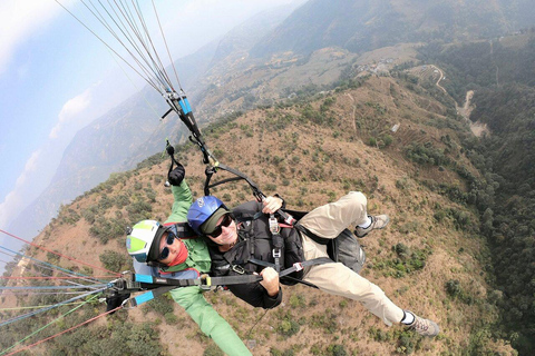 Paragliding in Kathmandu with hotel pickup and Drop From 80 kg to 90 kg weight