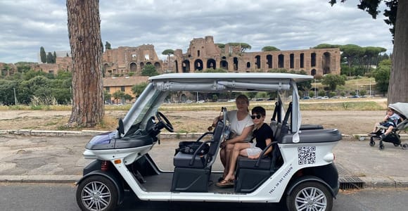 Rom: Private Sightseeingtour mit dem Golfwagen