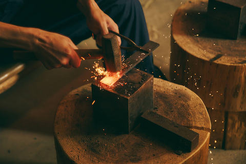 Authentic knife making experience at a blacksmith in Kyoto