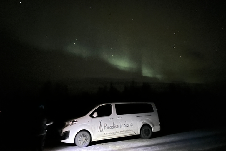 Wycieczka minibusem w świetle zorzy polarnej do Parku Narodowego Abisko