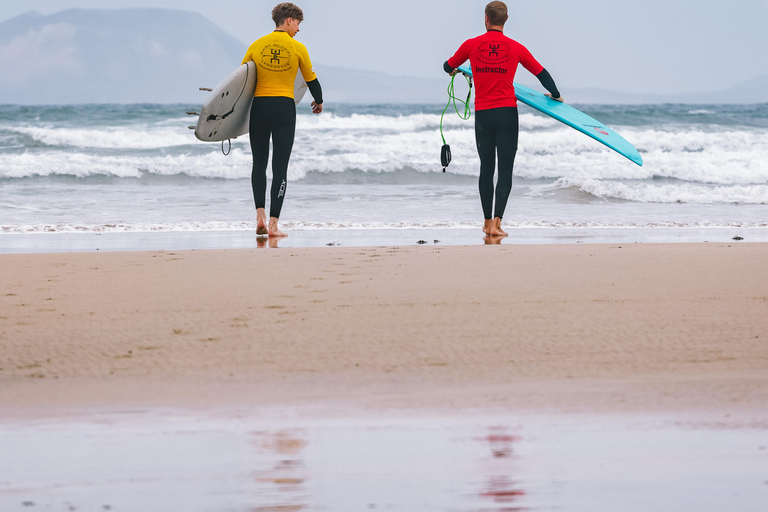 2 timmars privat surflektion - Lanzarotes första surfskolaPrivat lektion i surfing