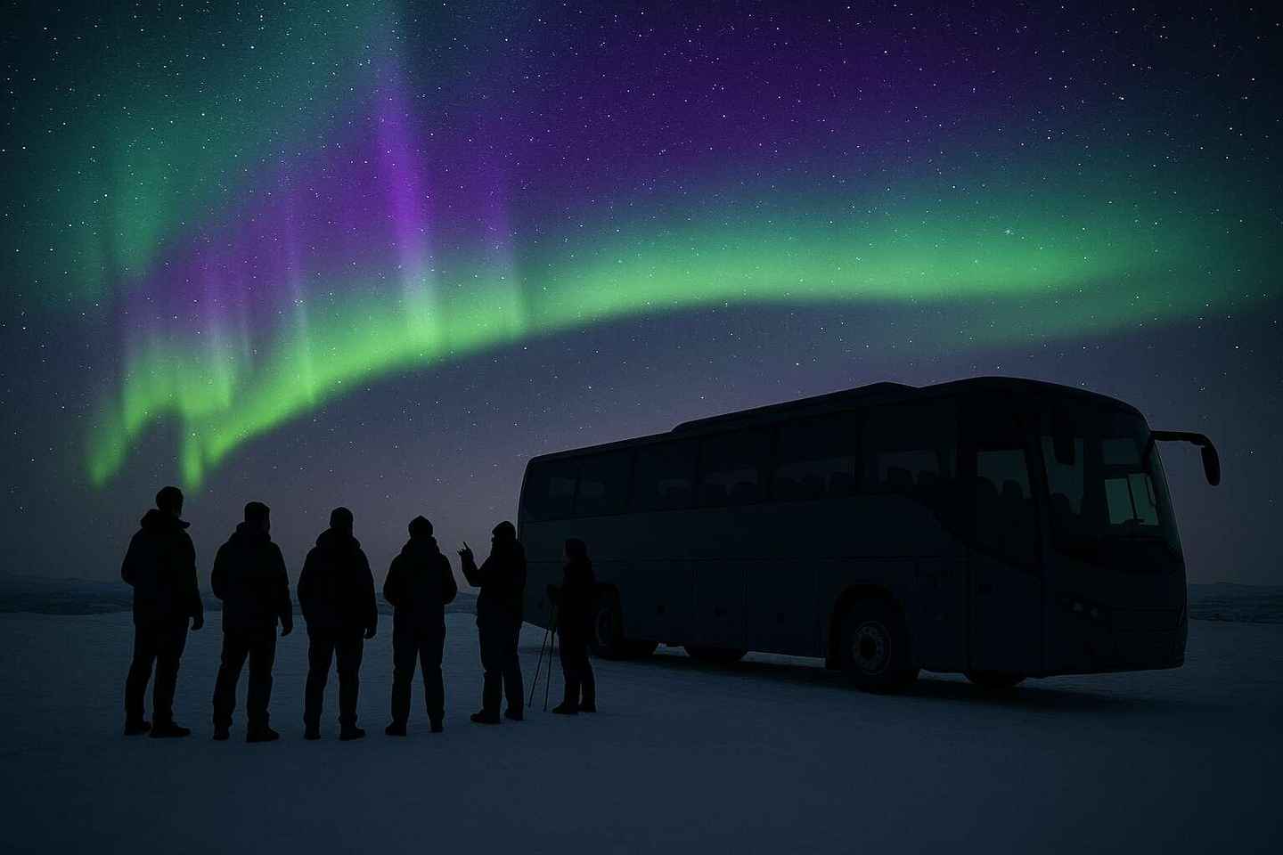 Northern Lights Spotting Tour from the Cruise Harbor