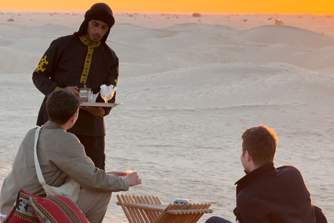 From Tozeur: 2-Day Sahara Desert Camp & Sunset Camel Ride