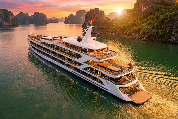 Hanoi: crociera Elite 2G1N a Lan Ha e Ha Long con piscina a sfioro
