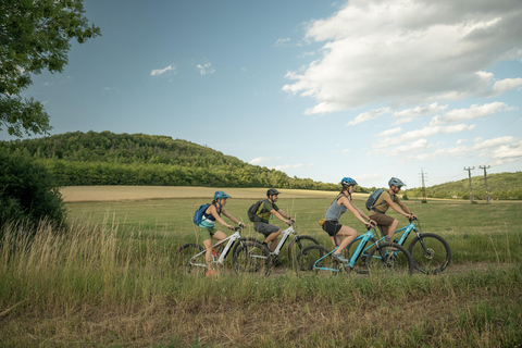 E-Bike Full-Day Trip From Prague:The Mighty Karlstejn Castle Self guided option with a pickup-up service, without lunch