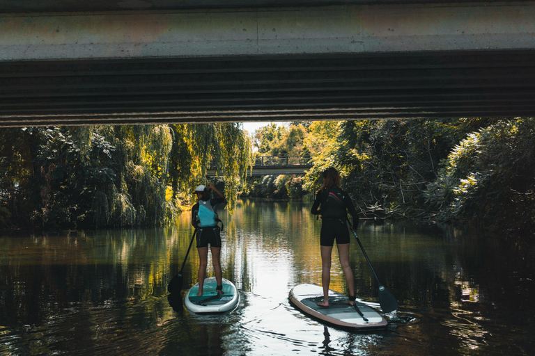 Montreal: Paddleboard and Giant SUP Rental at Parc Jean-Drapeau Giant SUP for 4 people