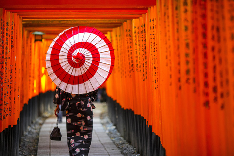 Osaka/Kyoto: Nara, Arashiyama, Fushimi Inari Taisha Day Tour Kyoto & Nara Day Tour | 8:00 AM from Osaka
