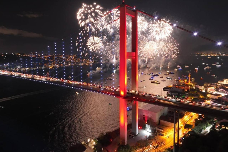 Istanbul: New Year's Eve Bosphorus Cruise with Dinner & Show Standard Menu with Unlimited Soft Drinks - Meeting Point