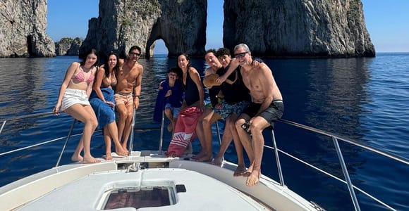 Sorrento: Private Boat Tour with Skipper and Open Bar