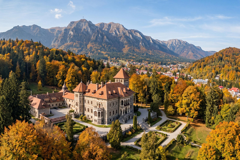 From Bucharest: Peles, Dracula & "Wednesday" Castles Tour COACH TOUR Audio guide in 24 languages