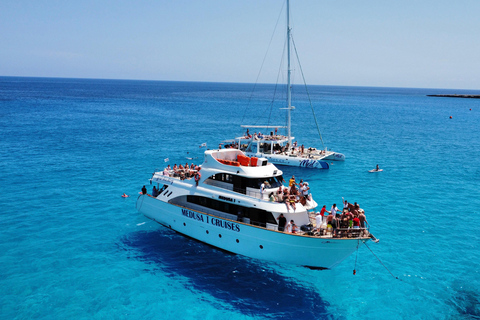 Protaras: Medusa Chill-Out Cruise to Blue Lagoon & Sea Caves