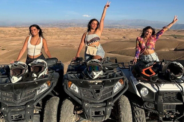 Marrakech: Agafay Desert Quad & Camel Rides with Dinner Show