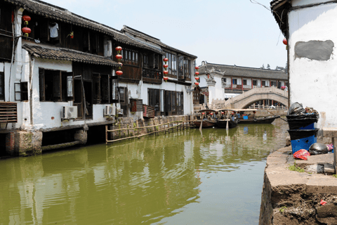 Excursão de meio dia às Maravilhas da Cidade da Água de Zhujiajiao em pequenos grupos