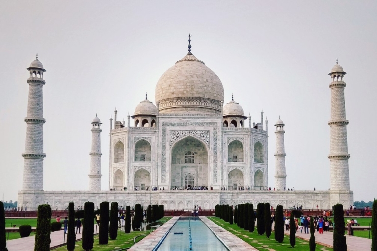 From Delhi: Taj Mahal, Agra Fort, and Baby Taj Tour by Car Agra: Guided Tour without Transportation or Entry Tickets