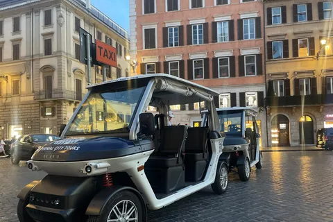 Rom: Privat Golf Cart Twilight Tour Rom med Aperitivo