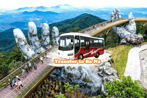 Da Da Nang: Bus navetta per il Ponte d&#039;oro di Ba Na HillsTrasferimento da Da Nang - Ba Na Hills - Solo andata