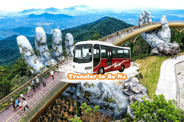 Da Da Nang: Bus navetta per il Ponte d&#039;oro di Ba Na HillsTrasferimento da Da Nang - Ba Na Hills - Solo andata