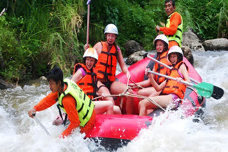 Phuket: Phang Nga Monkey Cave, Rafting & Zipline Day Tour