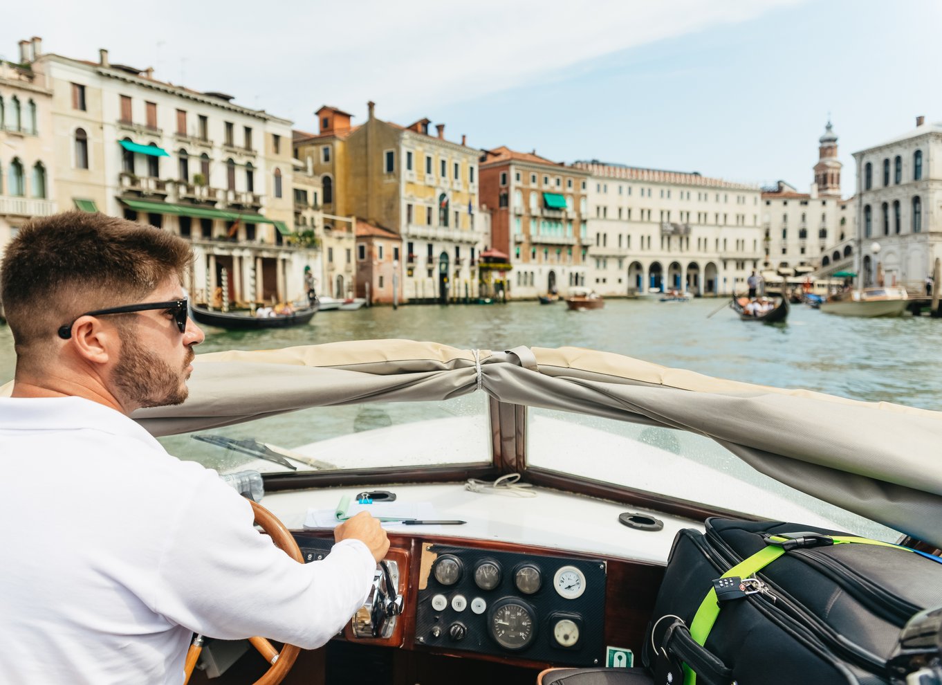 Venedig: Marco Polo lufthavnstransport med vandtaxa