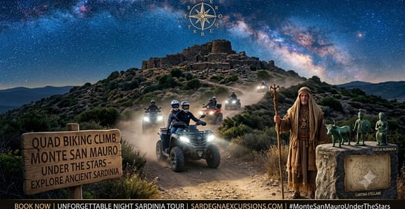 NIGHTTIME QUAD UNDER THE STARS IN CAGLIARI