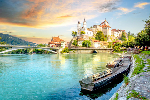 Excursión privada de un día desde Basilea a Lucerna, Aarburg y Castillo