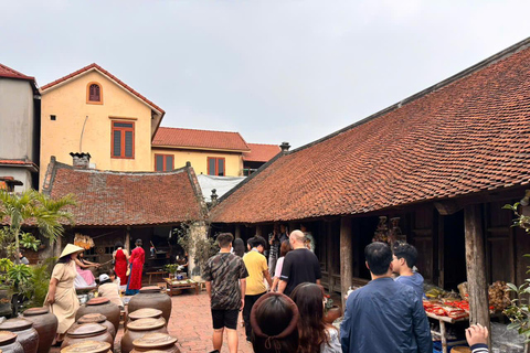 Hanoi: Duong Lam, Carpentry & Silk Village Or Incense & Hat Private: Incense Village & Hat Village & Silk Village
