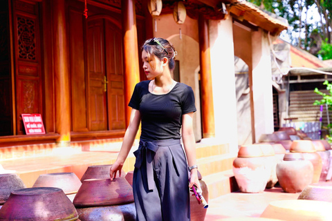 Hanoi: Duong Lam, Carpentry & Silk Village Or Incense & Hat Private: Incense Village & Hat Village & Silk Village