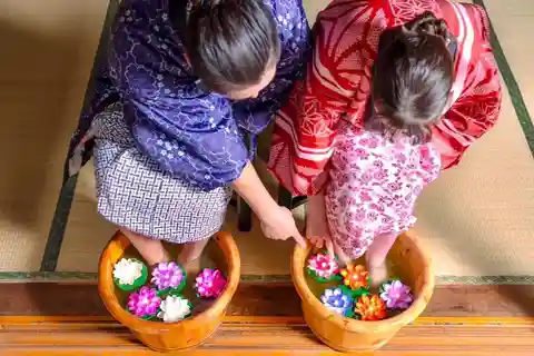 Osaka : Cérémonie du thé et bain de pieds <45-min>
