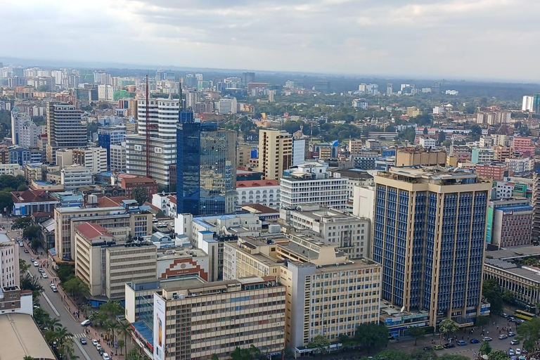 Visita guiada a pie y panorámica de la ciudad de Nairobiunión de grupos