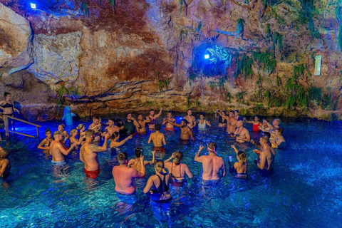 Punta Cana: Night Buggies, Cenote, Dominican Dinner, and Taino Party Punta Cana: Nighttime Buggies, Cenote, Dominican Dinner, and Taino Party