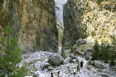 Ab Agia Pelagia, Iraklio & Malia: Samaria-Schlucht-TagestourAbholung in Iraklio und Ammoudara