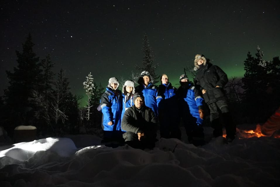 Kiruna Aurora Midnight Session with BBQ and snowshoe hike GetYourGuide