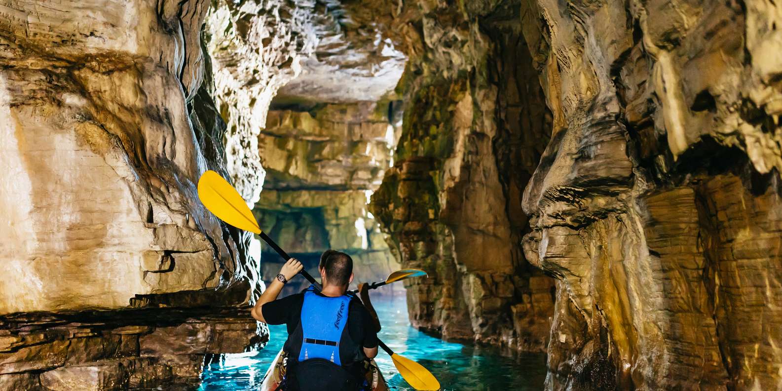 Pula: Blue Cave Kayak Tour with Snorkeling and Swimming | GetYourGuide