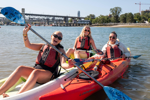 3 Hour Kayak in Vancouver with Coffee on the Beach Single-Seat Kayak