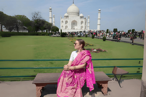 Taj Mahal, Agra Fort & Baby Taj with French Speaking Guide From Agra: Tour with Private Driver and Guide Only