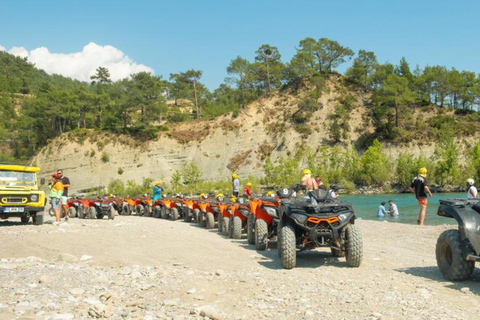 Antalya: Rafting Amazing Combo W/Zipline, Quad 4X4, Jeep