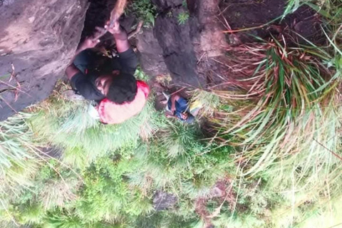 Kandy: Kalugala Garadi Ella Waterfall Hike & Two-Day Camping