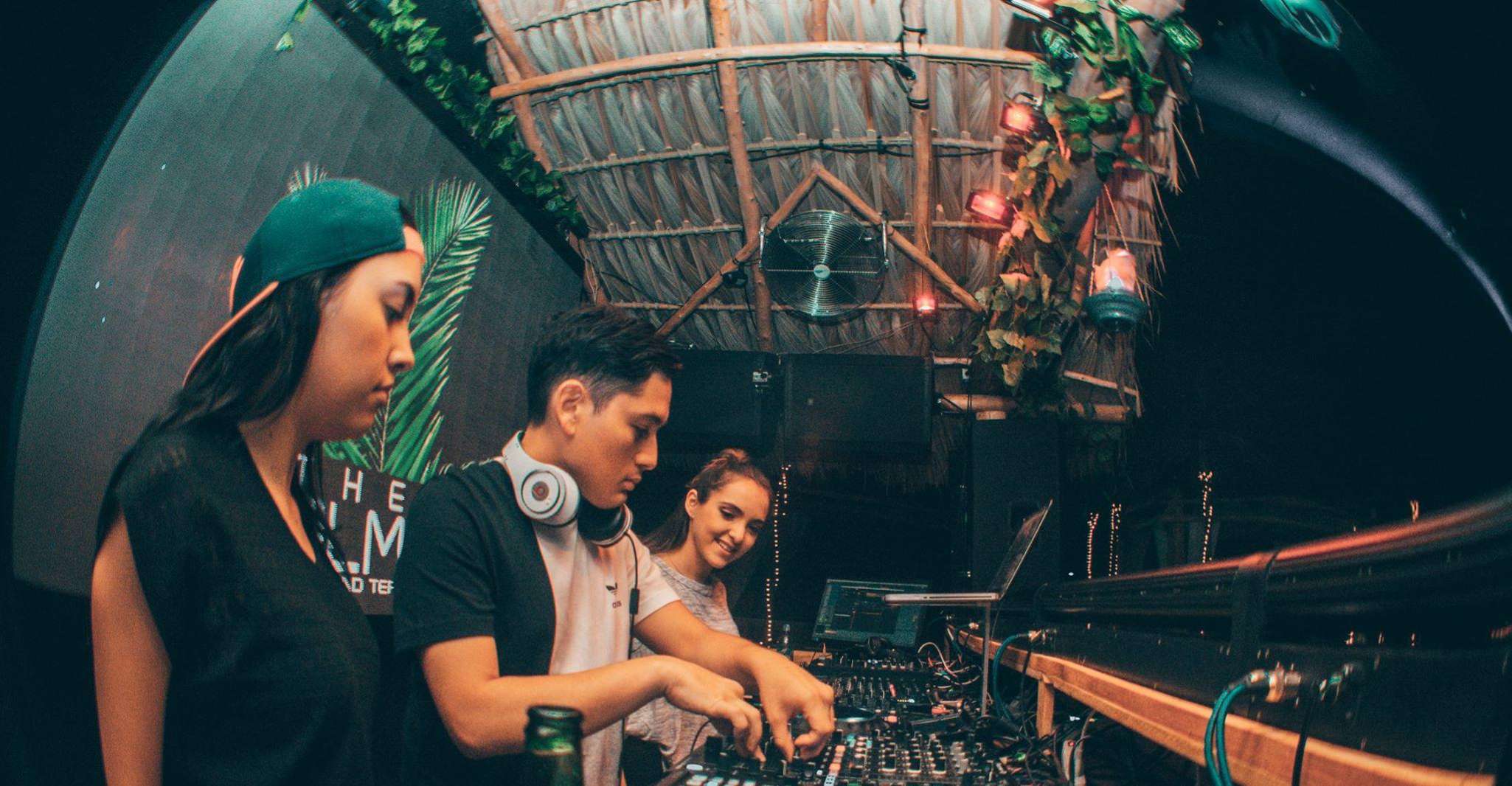 Immersive musical experience in Berlin like disc jockey