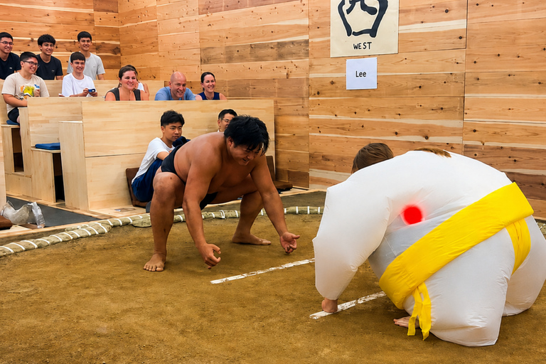 Kyoto: Sumo Show with Experience & Photo, Drink Included Sumo Show – Kawaramachi Venue, 2 min from Kawaramachi Stn