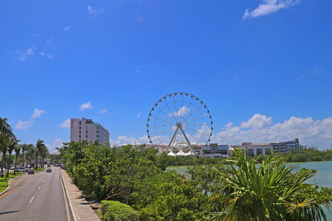 Cancun: Hop-on Hop-off Bus Tour with Flowrider Experience