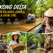 From Hcmc: Authentic Mekong, Sampan Ride & Local Flavors