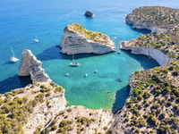 Adamantas, Catamaran Cruise to Kleftiko Bay w/ Meal & Drinks - Housity