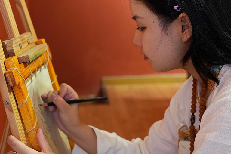 Shanghai: Thangka Art Experience Create Your Own Masterpiece