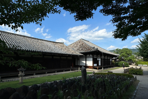 Nara: il Tempio Gangoji, patrimonio dell&#039;umanità, e la città vecchia di Naramachi