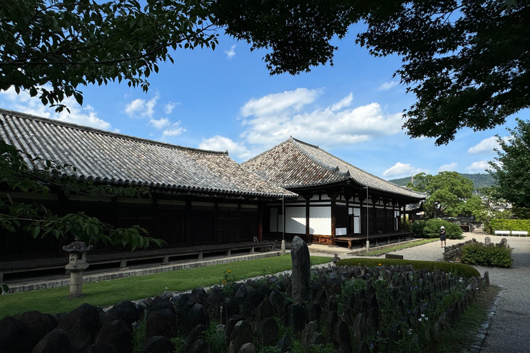 Nara: Templo Gangoji, Patrimonio de la Humanidad, y casco antiguo de Naramachi