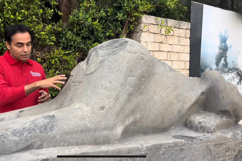 Pyramides, Sakkara et Memphis - Visite privée avec déjeunerVisite privée avec guide, transfert et déjeuner, à l&#039;exclusion des droits d&#039;entrée.