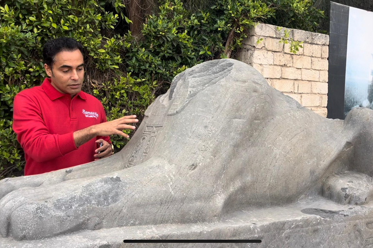 Pyramides, Sakkara et Memphis - Visite privée avec déjeunerVisite privée avec guide, transfert et déjeuner, à l&#039;exclusion des droits d&#039;entrée.