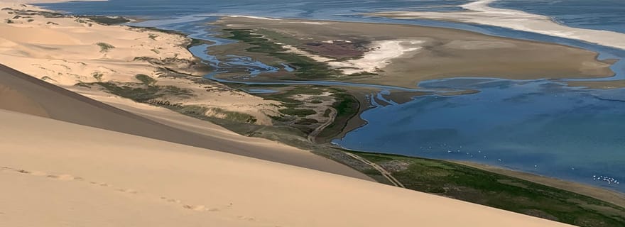 Namibie ; visite classique du port de Sandwich